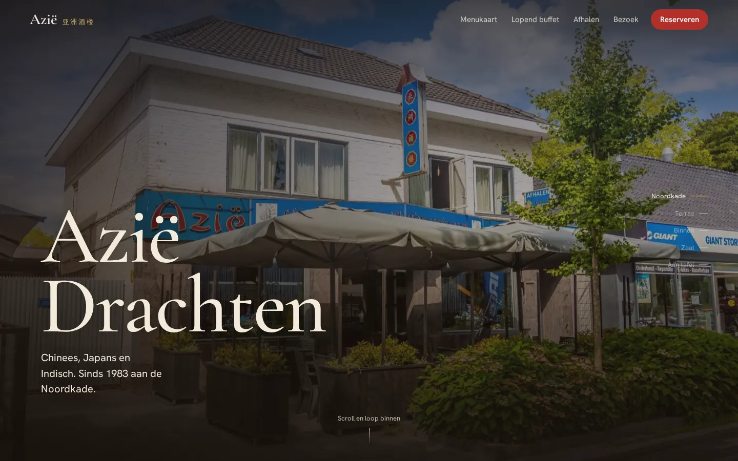 Richting A op een computer